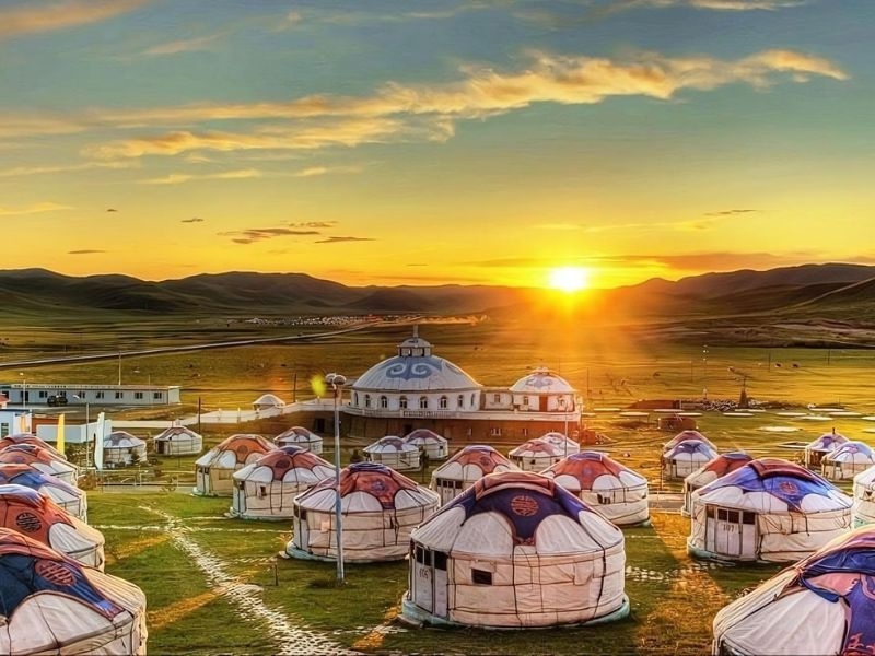 Du lịch Nội Mông - Thảo Nguyên Ordos - Sa Mạc Vọng Âm - Kangbashi - Ngân Xuyên